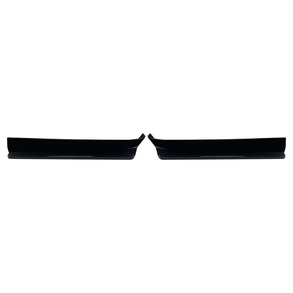 2pcs Glossy Black Rear Bumper Side Aprons Spats For Suabru WRX STI VA 2015-2021