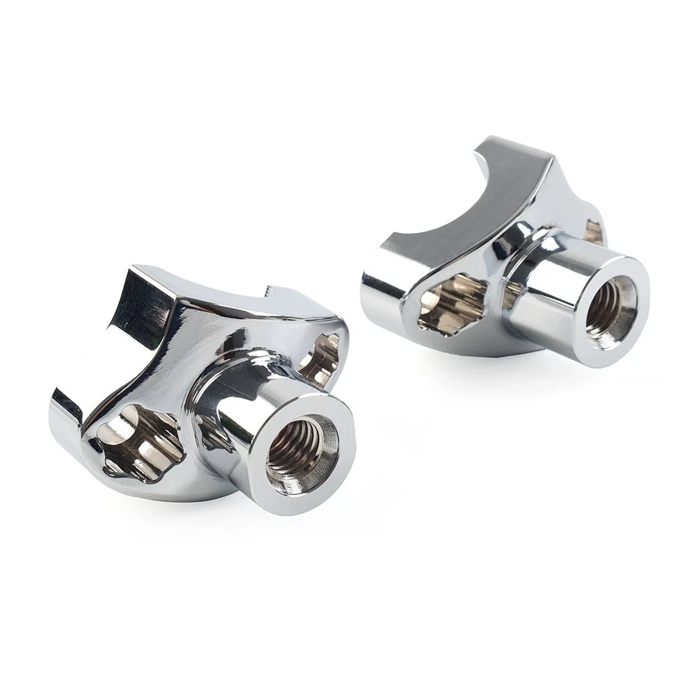 1.7 Tall Handlebar Risers For Harley-Davidson Dyna For Harley Street bob Chrome