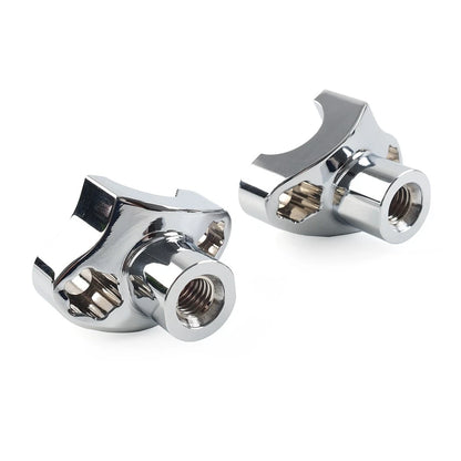 1.7 Tall Handlebar Risers For Harley-Davidson Dyna For Harley Street bob Chrome