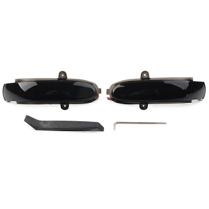 LED Mirror Dynamic Turn Signal Light For Benz C W203 S203 CL203 2001-2007 Black
