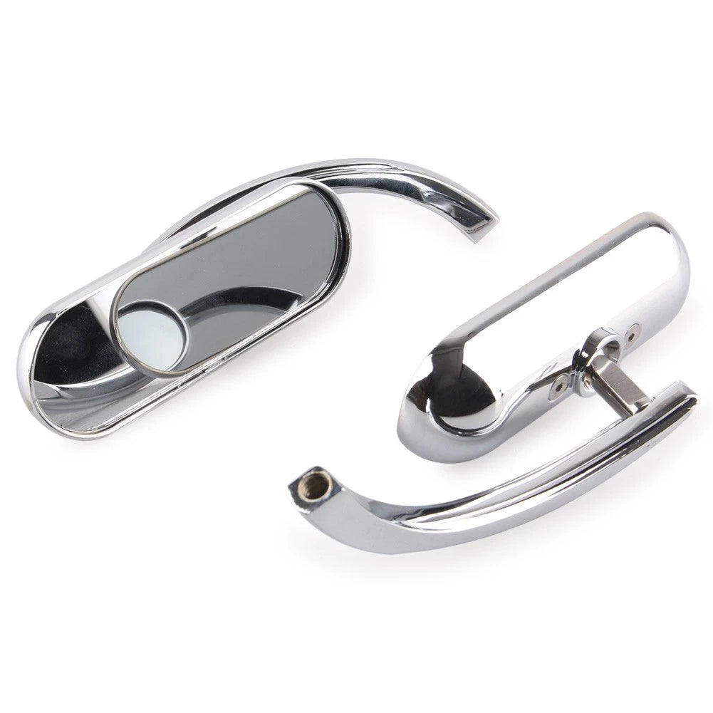 Rear View Rearview Side Mirrors ABS Left & Right Set Fit Harley-Davidson Models