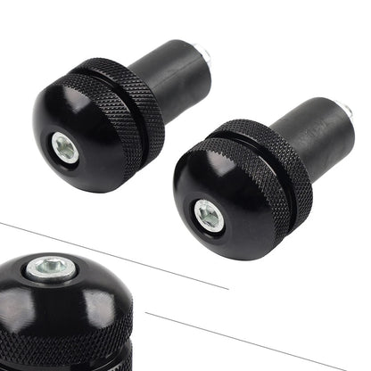 Universal 7/8 Motorcycle Handlebar Grips Bar End Cap Plug Slider
