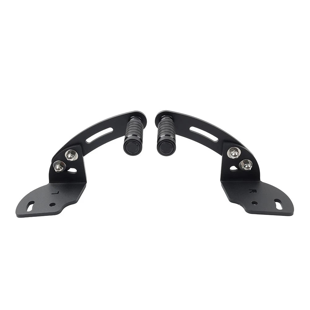 Black Highway FootPeg Adjustable Foot Rest Kit For Can Am Spyder F3 2015-2025