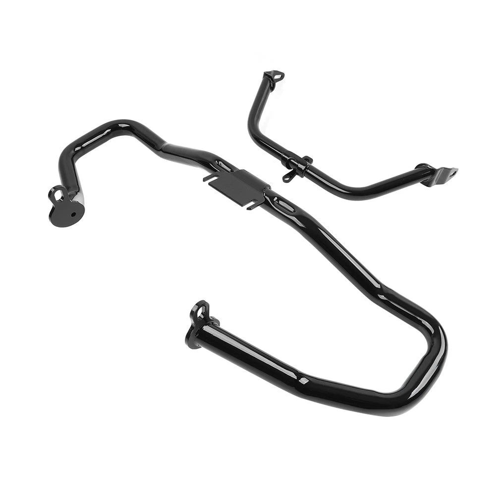 Glossy Black Steel Engine Guard Crash Bar For Harley Road Glide FLTRX 2015-2023