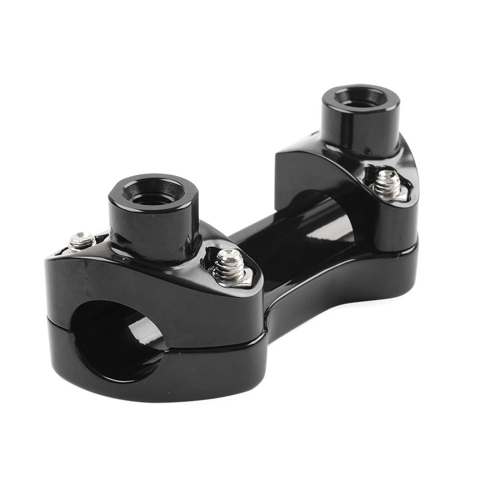 2" Handlebar Riser & Top Clamp For Harley Dyna Softail Sportster Street bob