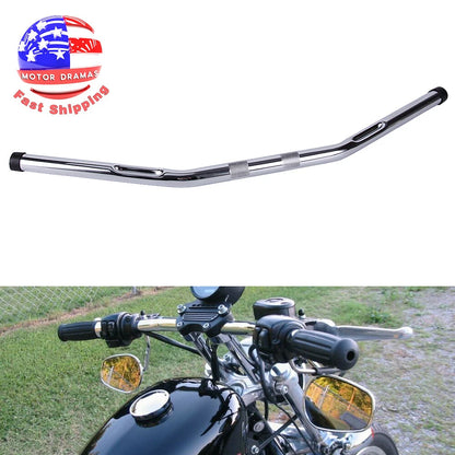 1'' 25mm Motorcycle Handlebars Drag Bars Iron For Harley Honda Yamaha Ducati USA