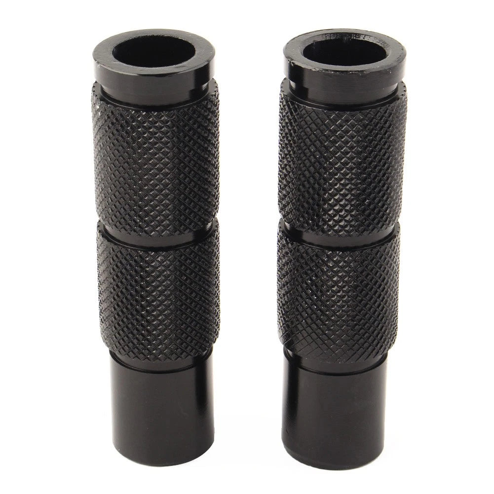 CNC Universal Motorcycle Bike Foot Pegs Footpegs Rear Set Pedals Racing Black
