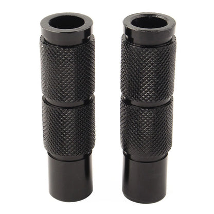 CNC Universal Motorcycle Bike Foot Pegs Footpegs Rear Set Pedals Racing Black