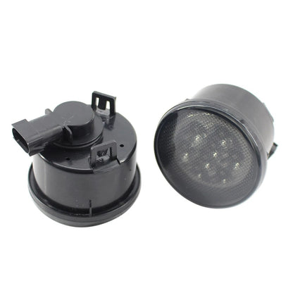 Front Grill Indicator Parking Lights Signal Lights For Jeep Wrangler JK 2007-17