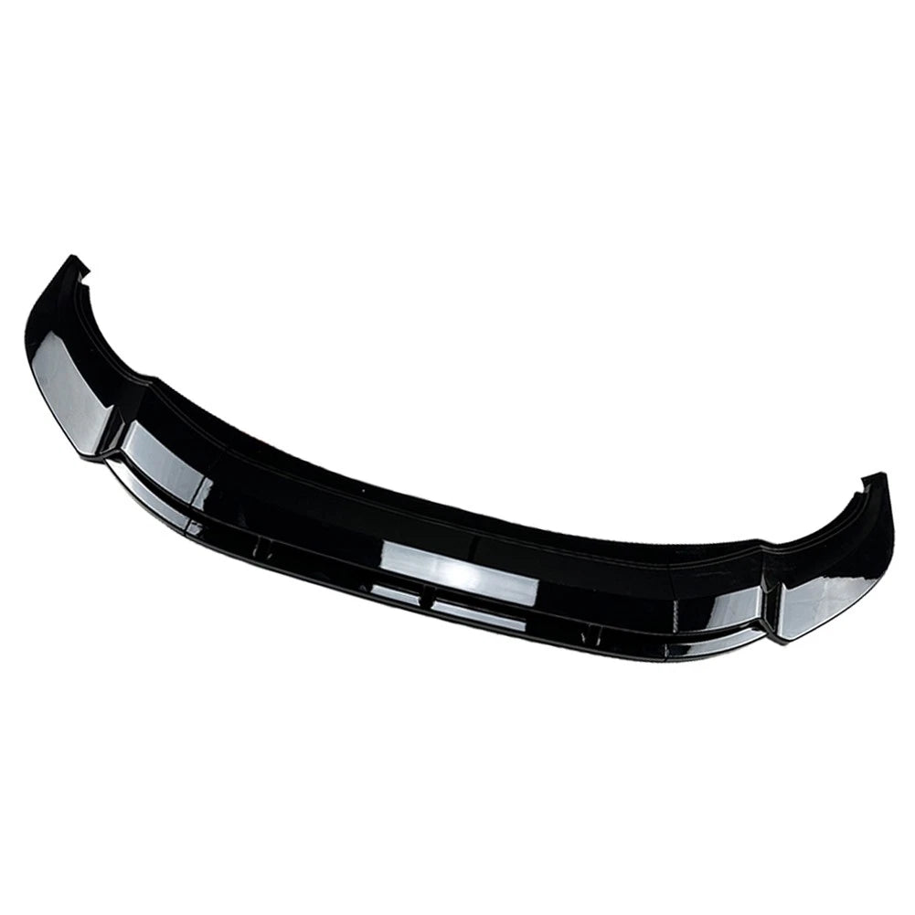Front Bumper Spoiler Lip For For Volkswagen Tiguan Rline 2021-2023 Glossy Black