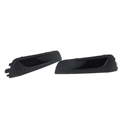 2pcs Front Bumper Fog Light Trim Bezel Cover Black For Subaru Legacy 2010-2012