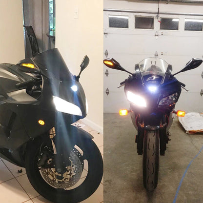 Motorcycle LED Turn Signal Mirrors For 05 2006 2007 2008 Suzuki GSXR600 GSXR750