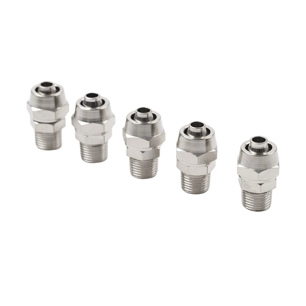 5PC Tire Changer 8mm 1/8 Air Valve Metal Connector