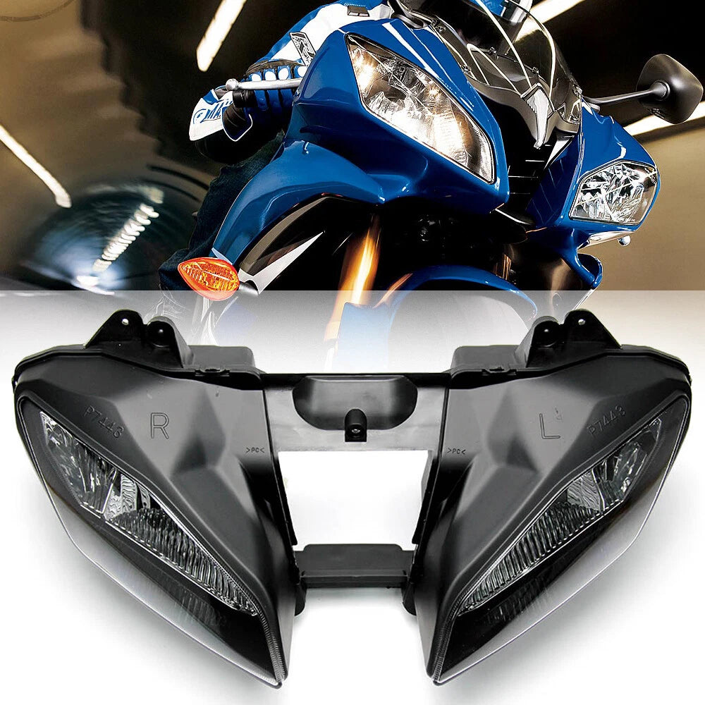 Headlight for YZF R6 2008 09 2010-2016 Yamaha Motorcycle Front Headlamp Assembly