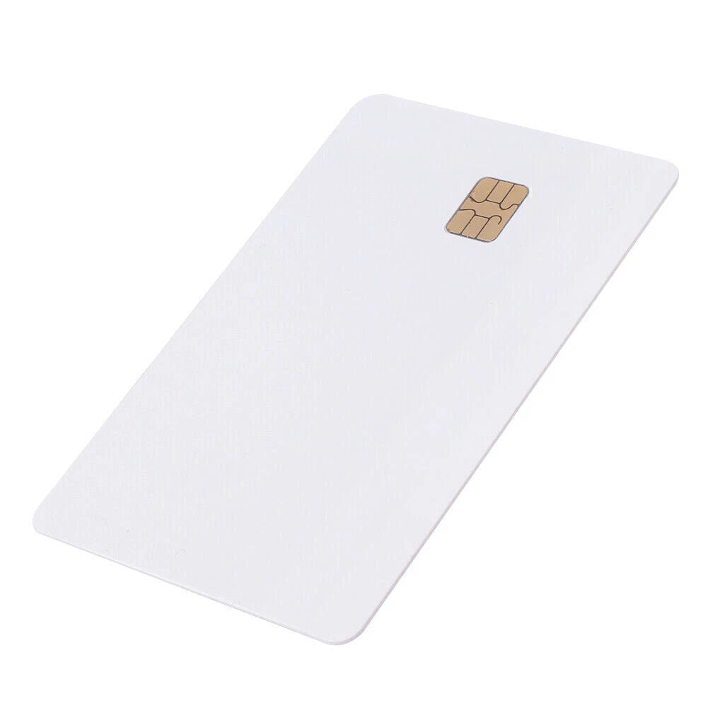 5PCS ISO PVC IC SLE4442 Chip Blank Smart Card Contact IC Card Safety White