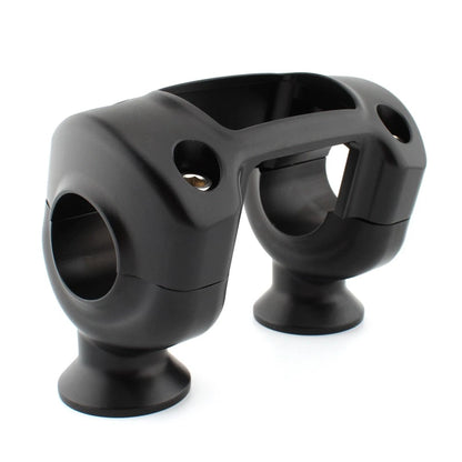 1 1/4" Handlebar 32mm Riser Top Clamp Kit For Harley Softail Street Bob Black