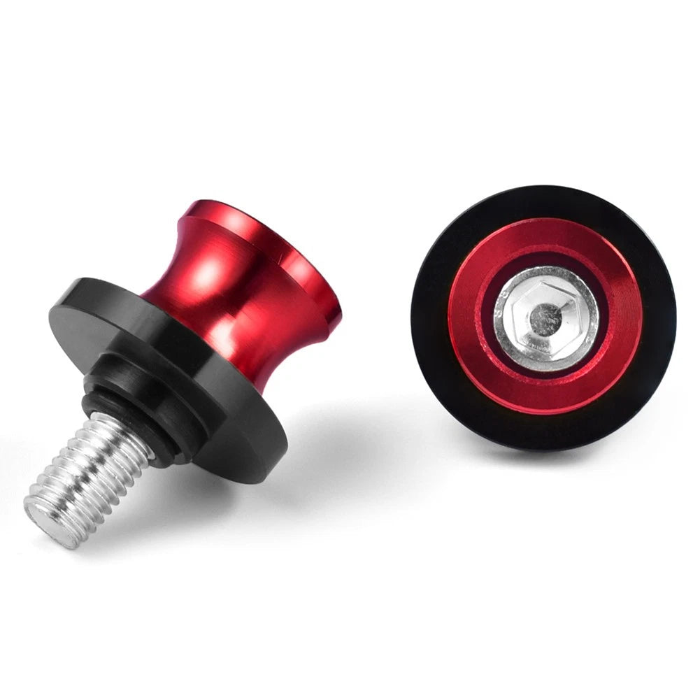 Motor Swingarm Spools Slider Stand Screw 8MM For HONDA CBR 600 900 1000 RR RED