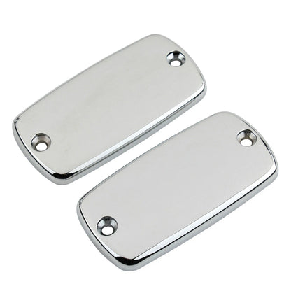 Front Brake Reservoir Fluid Cover Caps For Honda Valkyrie Goldwing GL1500 GL1800