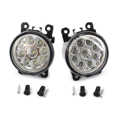 Pair Fog Light Daytime Running Driving Light For Ford C-MAX Fiesta Focus Transit