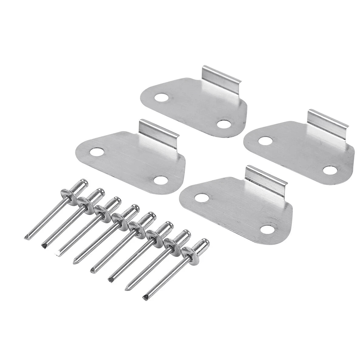 4x Hard Saddlebags Lids Wear Strike Plates Fit For Harley Touring Glide 93-13 12