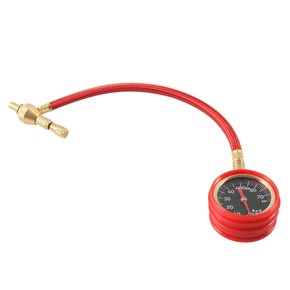 Tire Deflator Tire Pressure Gauge Rapid Air Down Offroad Kit For Offroad Tire
