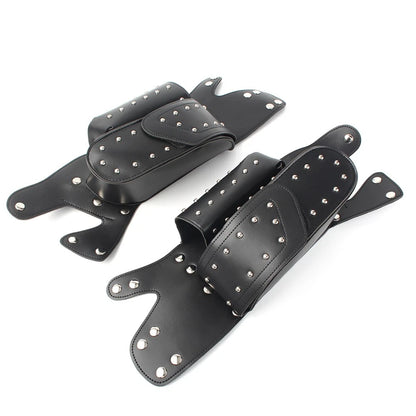 Engine Bar Saddlebag Guard Bag Water Bottle Holder For Harley Touring FLHT FLHR