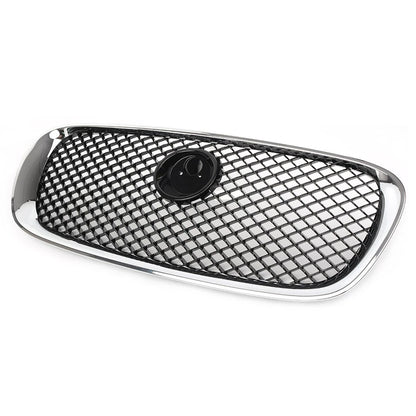 Front Bumper Grille Grill Fit for Jaguar X250 XF XFR XFRS 2008-2011 Chrome Black