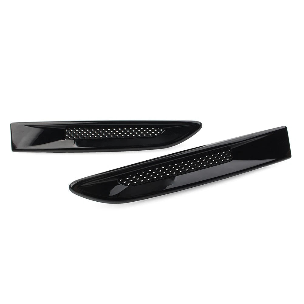 Front Fender Air Vent Outlet Grille Trim Black For Jaguar XE F-Pace 2016-2020