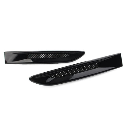 Front Fender Air Vent Outlet Grille Trim Black For Jaguar XE F-Pace 2016-2020