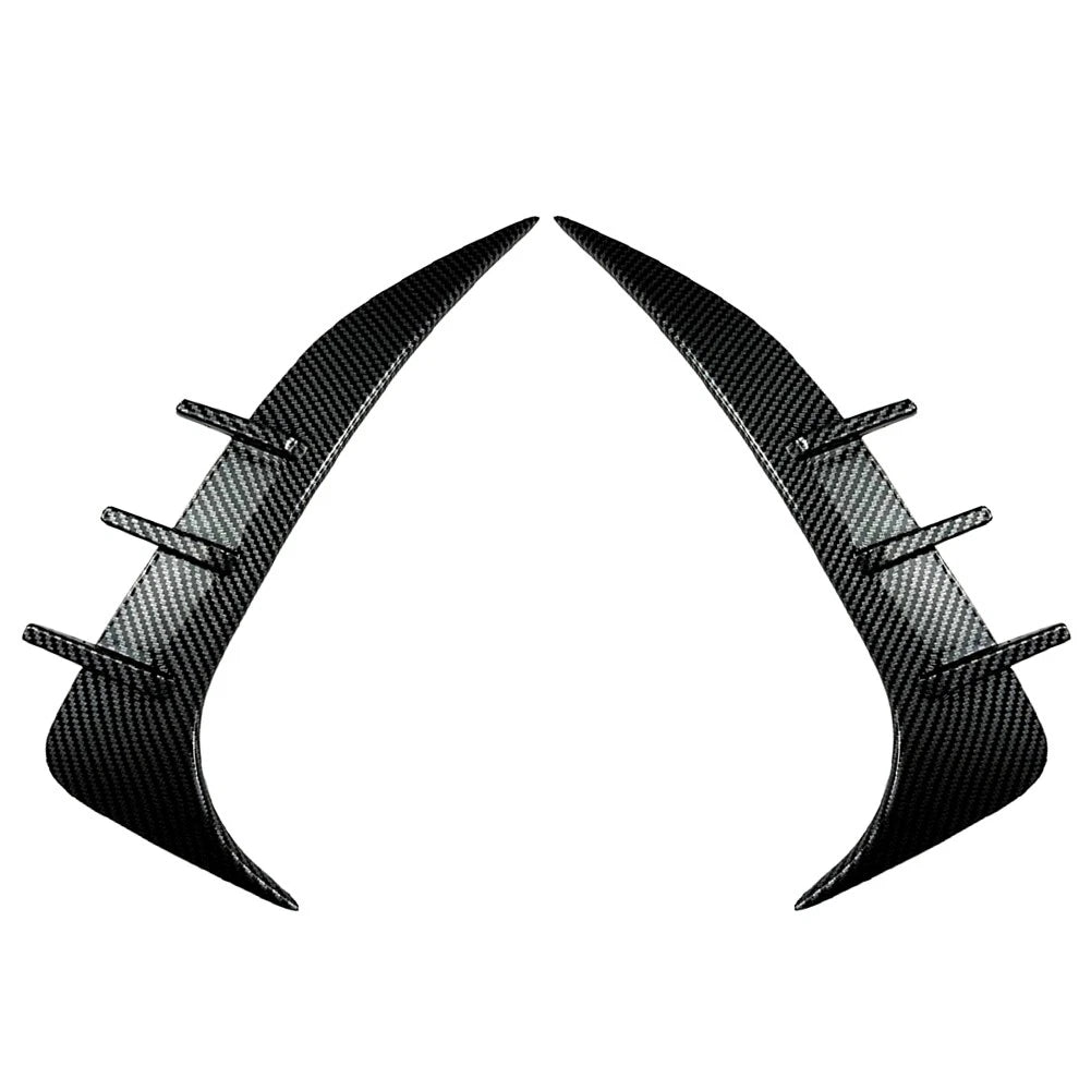 2pcs ABS Rear Bumper Spoiler Side Wing Lip For BMW 2 Series F44 M Sport 2020-23