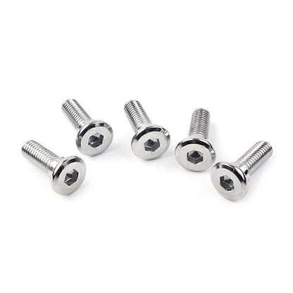 5x M8x25mm x 1.25 Steel Bolts Ti Hex Socket Disc Brake Rotor Screws Fasteners US