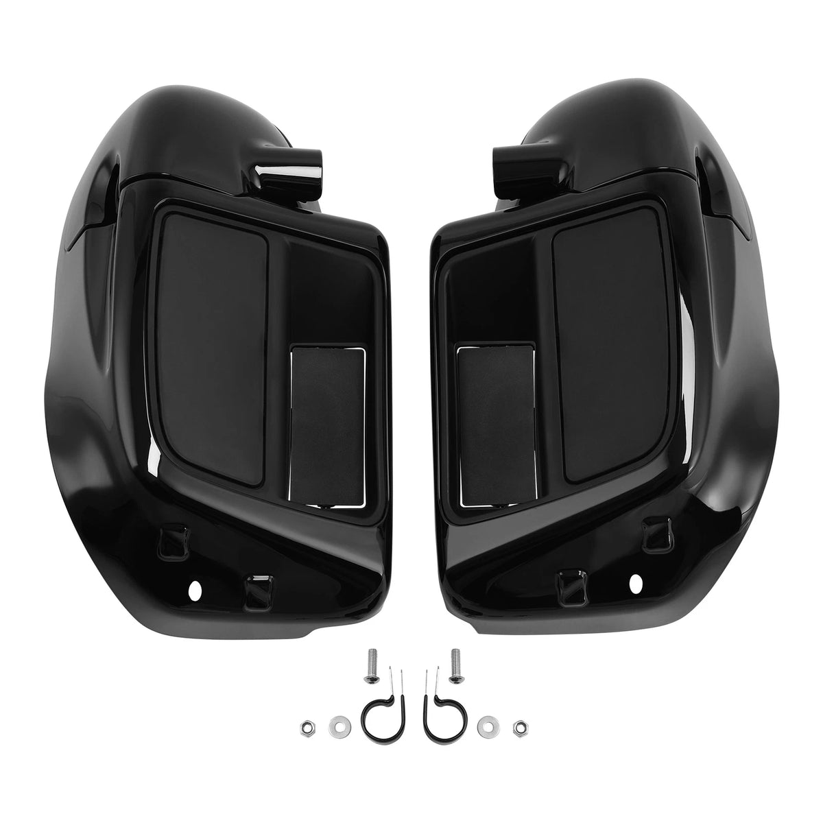 Lower Vented Fairing + 6.5"Speaker Box Pod Fit For Harley Touring Glide FL 14-24
