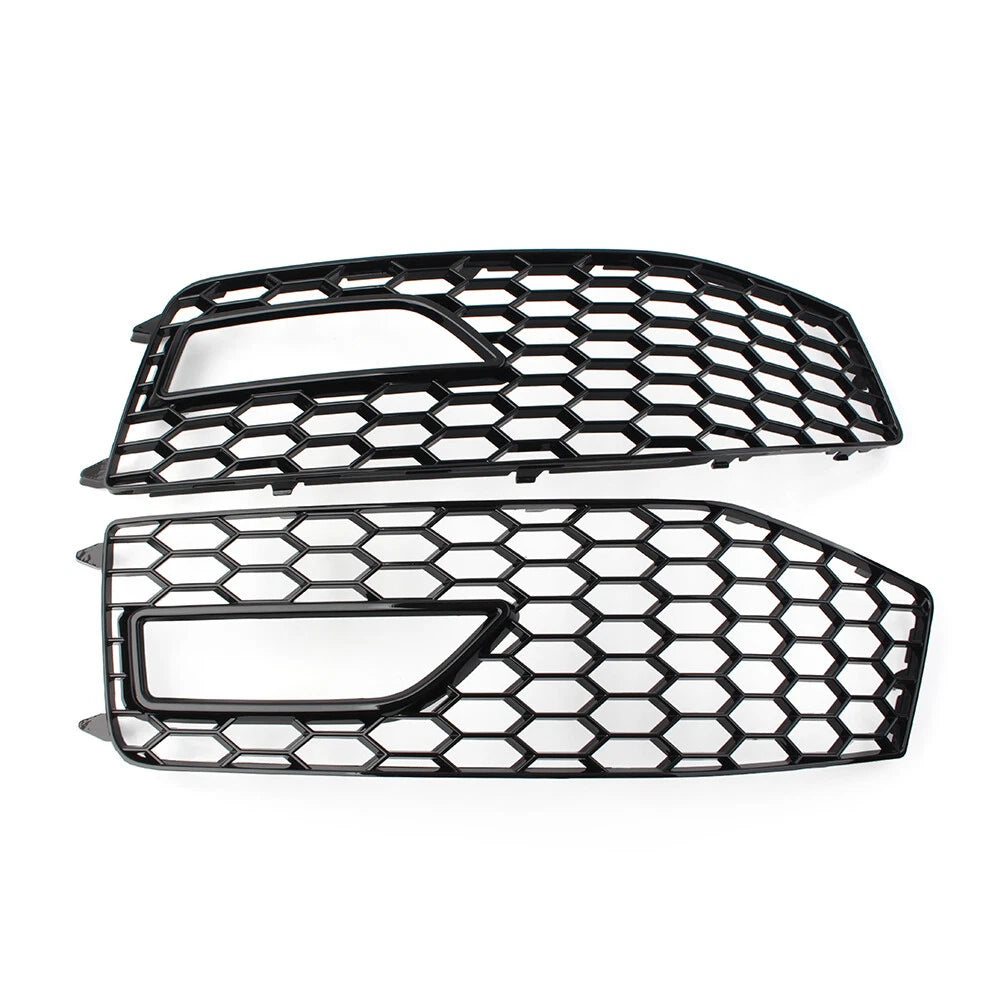 For Audi A4 B8.5 S4 RS4 2013-2015 Front Bumper Grille Cover Honeycomb US