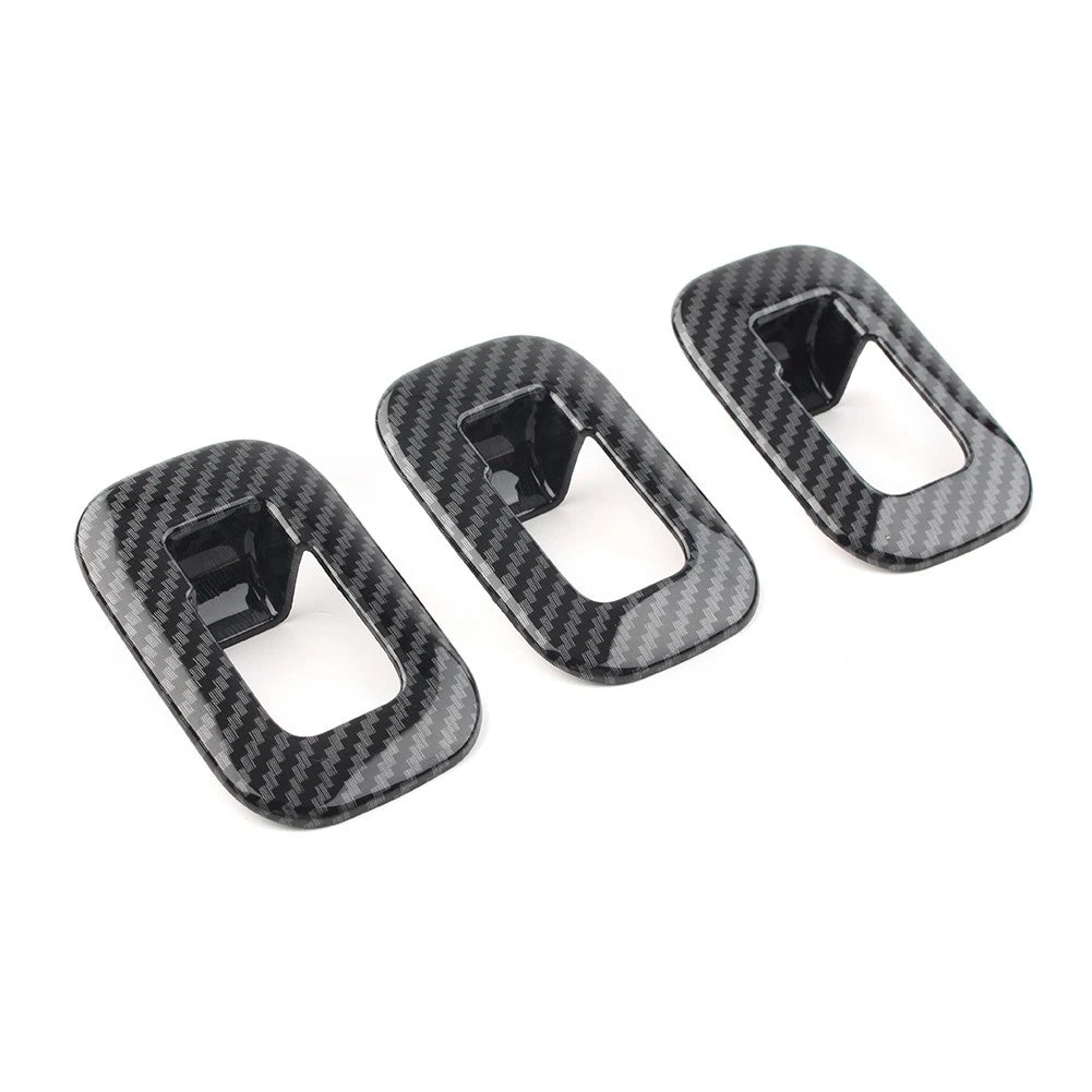 Carbon fiber Door Window Switch Cover Trims For 2019 Mercedes-Benz A-Class