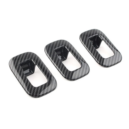 Carbon fiber Door Window Switch Cover Trims For 2019 Mercedes-Benz A-Class