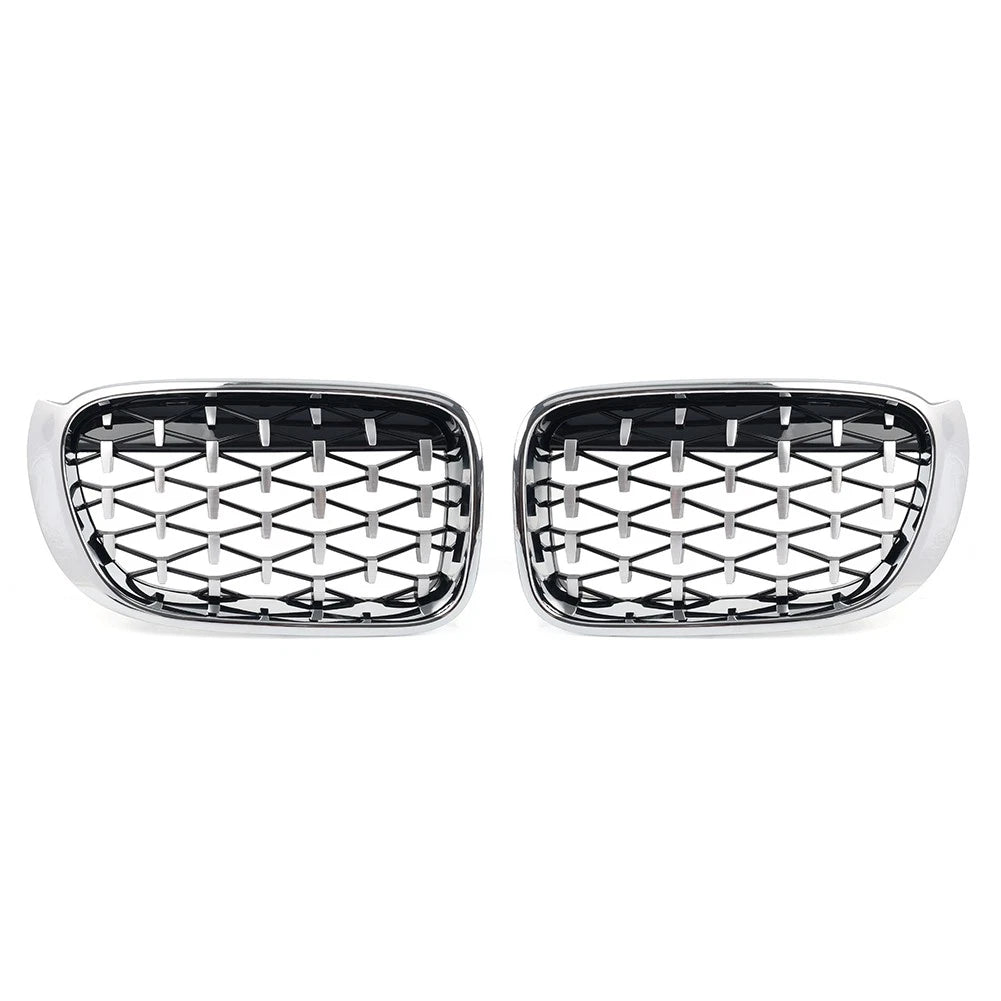 1 Pair Front Bumper Kidney Grille For BMW X3 F25 X4 F26 2014-2017