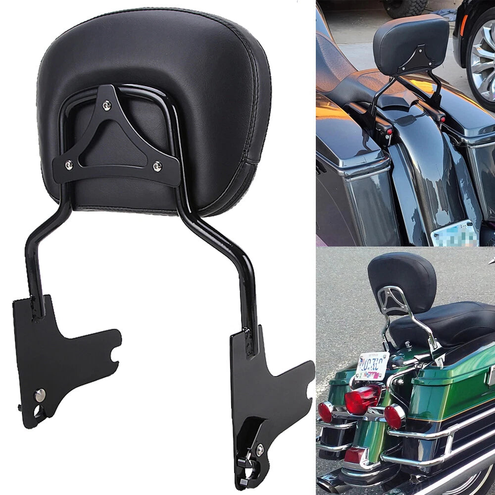 Detachable Backrest Sissy Bar For Harley Road King Electra Street Glide 1997-08
