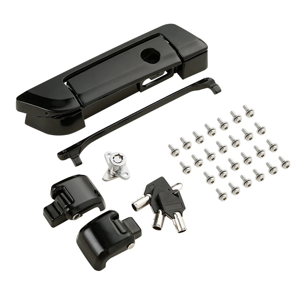 Black Trunk Lids Latches Fit For Harley Davidson Touring Electra Glide 2014-Up