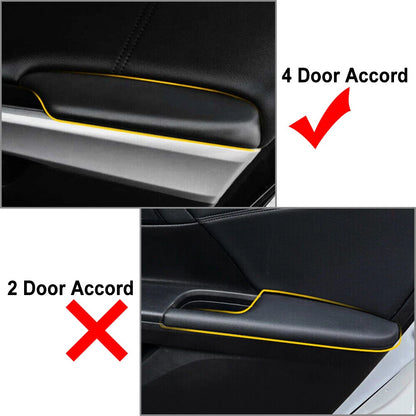 Rear Door Armrest Panel Lid Cover For Honda Accord Crosstour 4 Door Sedan