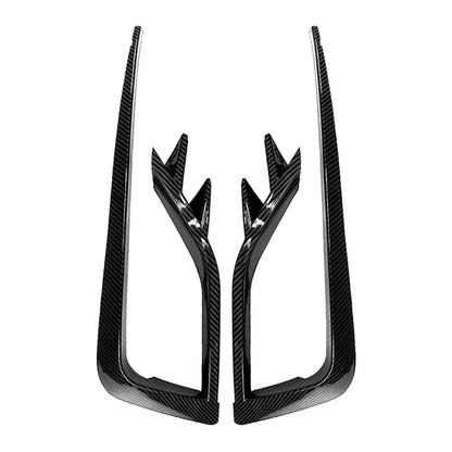 Carbon fiber Fog Light Lamp Cover Bumper Grille Trim For VW Golf MK7.5 2017-2019