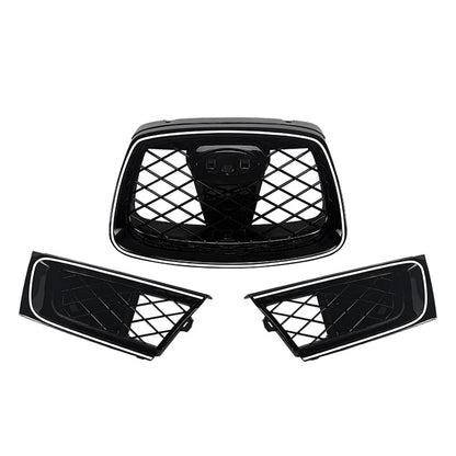 Front Bumper Upper Hood Kidney Grille With Light For Subaru Impreza 9th WRX STI