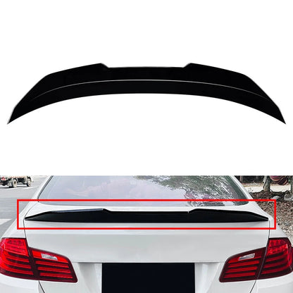 Glossy Black Rear Trunk Spoiler Wing Lip For BMW 5 Series F10 M5 Sedan 2011-2017