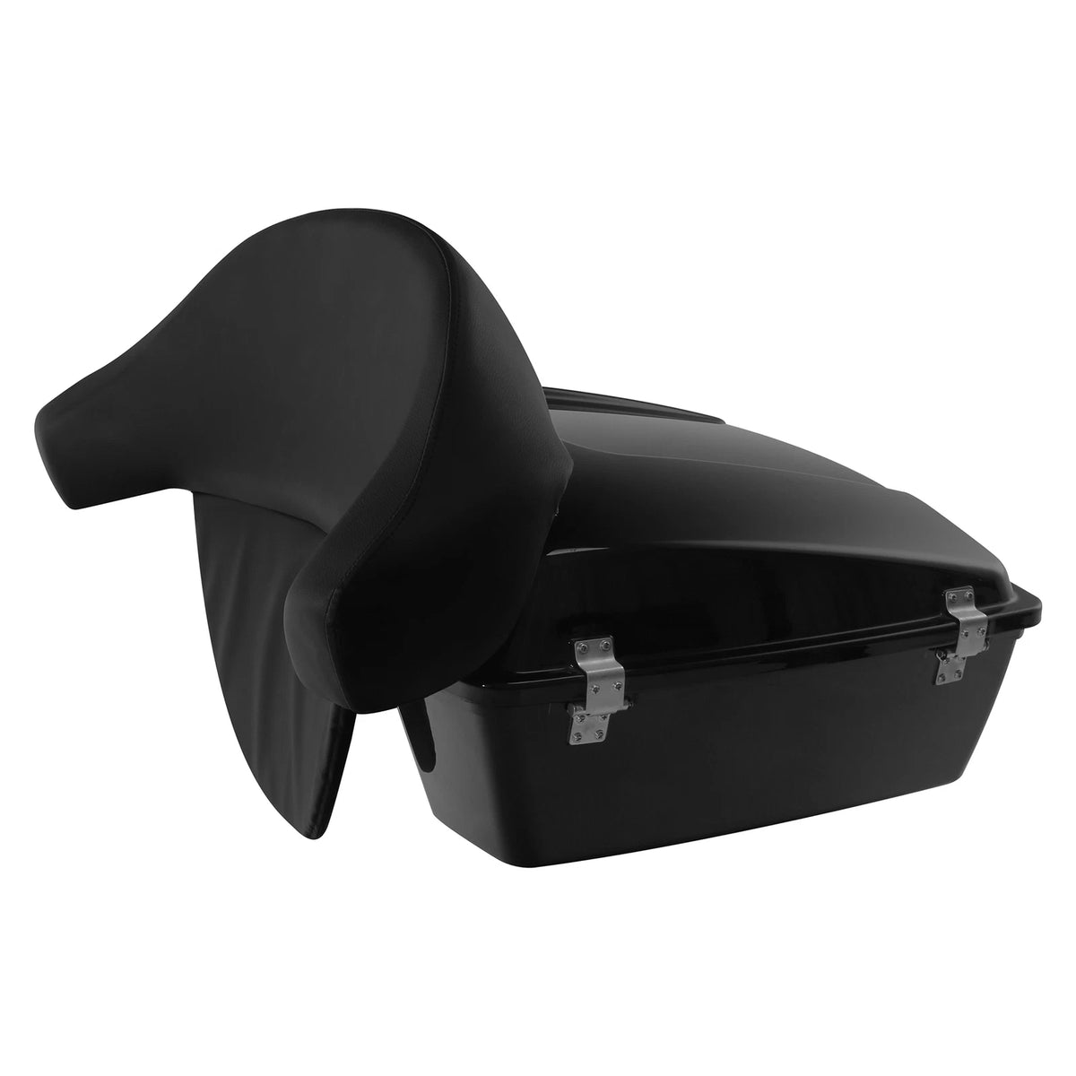 Black Tour Pack Backrest Pad Trunk Fit For Harley Electra Street Glide 1997-2013