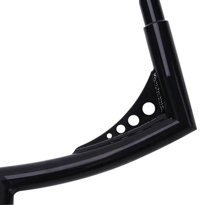 Black Custom 10" Rise Ape Hangers 1'' Handlebar For Harley FLST FXST Sportster