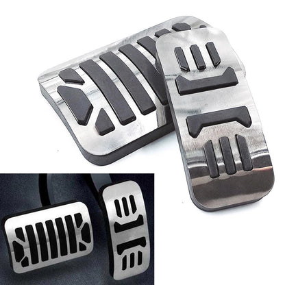 Stainless Steel Car Brake Gas Pedals Protection Cover Fit Jaguar XE XF XJ XJL