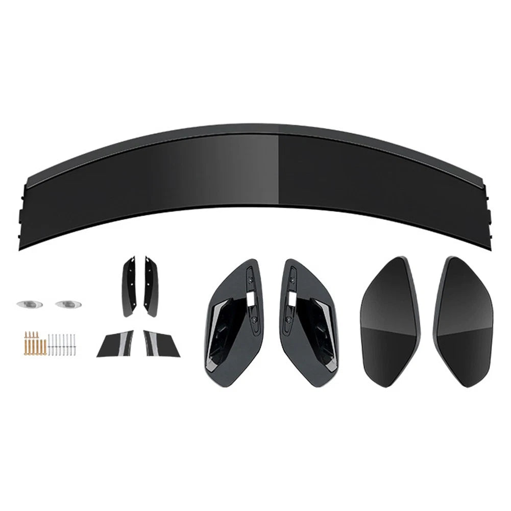 Black Rear Roof Spoiler Wing Kit For Mercedes Benz A Class W177 A160 A180 19-24