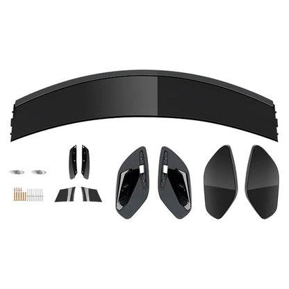 Black Rear Roof Spoiler Wing Kit For Mercedes Benz A Class W177 A160 A180 19-24