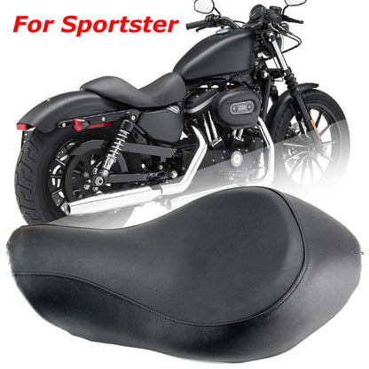 Front Driver Rider Solo Seat For Harley Sportster XL 1200 XL883 48 72 2004-2015