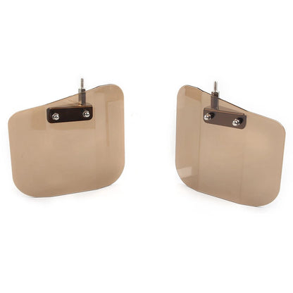 Air Wing Windshield Deflector Mirror Mount For Honda GL1800 F6B Motorcycle Tan