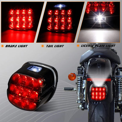 LED Tail Light Smoke Lens Brake Rear Lamp Fit for Harley Softail Touring 1999-19
